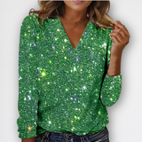 Victoria | V-Halset Diamantbluse